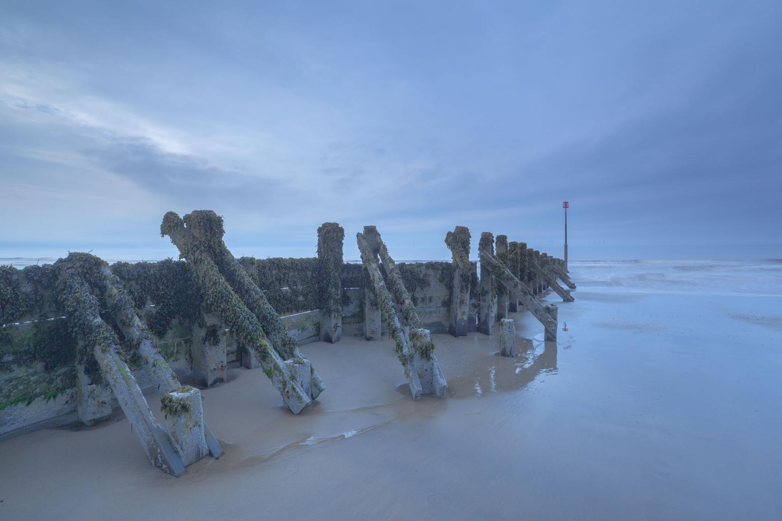 Withernsea beach & sea defences - David Speight Photography